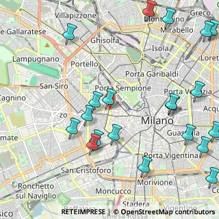 Mappa Piazza della Conciliazione, 20123 Milano MI, Italia (2.821)