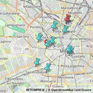 Mappa Piazza della Conciliazione, 20123 Milano MI, Italia (1.76273)