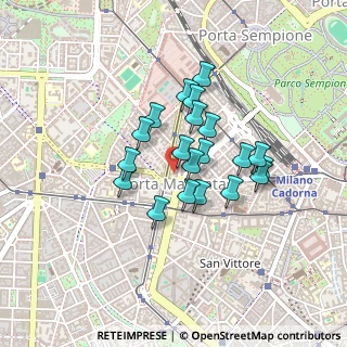 Mappa Piazza della Conciliazione, 20123 Milano MI, Italia (0.323)