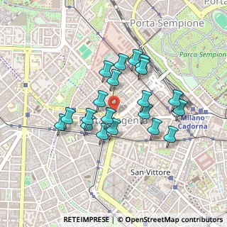 Mappa Piazza della Conciliazione, 20123 Milano MI, Italia (0.375)