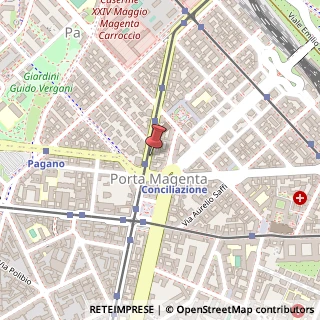 Mappa Via Lodovico Ariosto, 6, 20145 Milano, Milano (Lombardia)