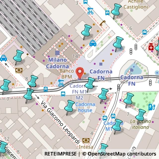 Mappa Milano Nord Cadorna, 20123 Milano MI, Italia (0.112)