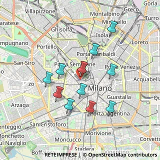 Mappa Milano Nord Cadorna, 20123 Milano MI, Italia (1.52333)