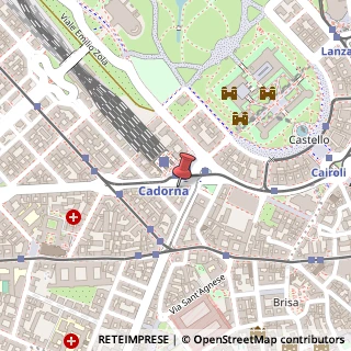 Mappa Piazzale Luigi Cadorna, 11, 20121 Milano, Milano (Lombardia)