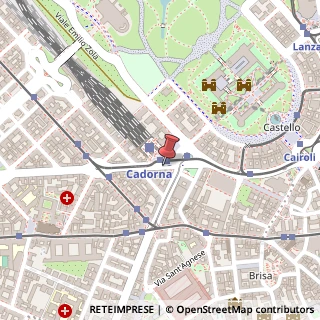 Mappa Piazzale Luigi Cadorna, 11, 20123 Milano, Milano (Lombardia)