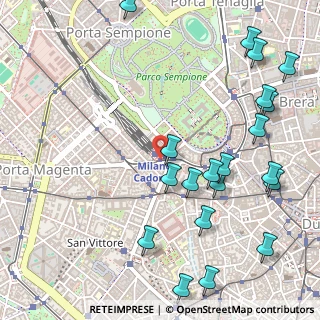 Mappa Milano Nord Cadorna, 20123 Milano MI, Italia (0.665)