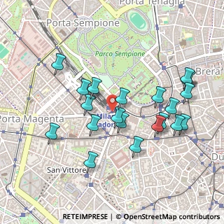 Mappa Milano Nord Cadorna, 20123 Milano MI, Italia (0.4715)