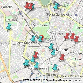 Mappa Milano Nord Cadorna, 20123 Milano MI, Italia (1.3375)