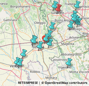 Mappa E64, 28066 Galliate NO, Italia (17.36947)