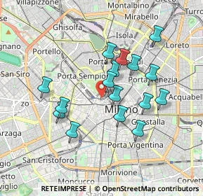 Mappa Via Bettino Ricasoli, 20121 Milano MI, Italia (1.59188)