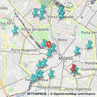 Mappa Via Bettino Ricasoli, 20121 Milano MI, Italia (1.277)