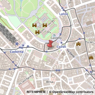 Mappa Foro Buonaparte, 63, 20121 Milano, Milano (Lombardia)
