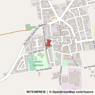 Mappa Via A. Moro, 7, 24040 Misano di Gera d'Adda, Bergamo (Lombardia)