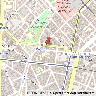 Mappa Via Guido d'Arezzo, 15, 20145 Milano, Milano (Lombardia)
