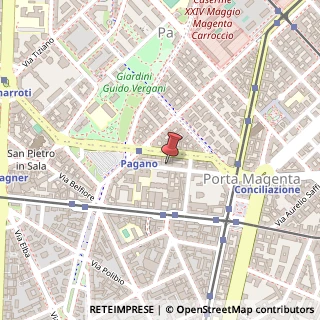 Mappa Via Giovanni Rasori, 12, 20145 Milano, Milano (Lombardia)