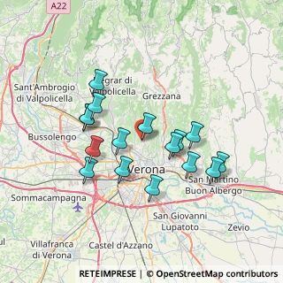 Mappa Via della Consortia, 37127 Verona VR, Italia (6.42438)