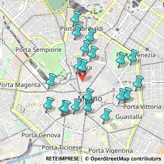Mappa Palazzo Jacini Preferibilmente su Appuntamento, 20121 Milano MI, Italia (0.9575)