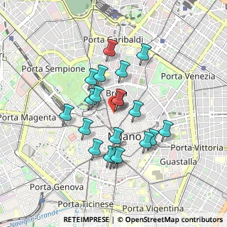 Mappa Palazzo Jacini Preferibilmente su Appuntamento, 20121 Milano MI, Italia (0.738)