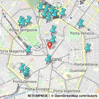 Mappa Piazzetta M. Bossi, 20121 Milano MI, Italia (1.321)