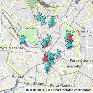 Mappa Piazzetta Bossi, 20121 Milano MI, Italia (0.848)