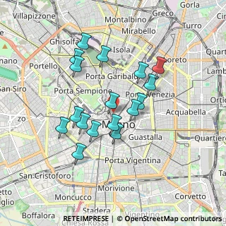 Mappa Piazzetta M. Bossi, 20121 Milano MI, Italia (1.57118)