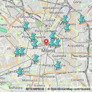 Mappa Piazzetta Bossi, 20121 Milano MI, Italia (2.11429)
