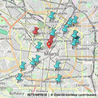 Mappa Piazzetta Bossi, 20121 Milano MI, Italia (2.17053)