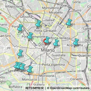 Mappa Piazzetta M. Bossi, 20121 Milano MI, Italia (2.4375)