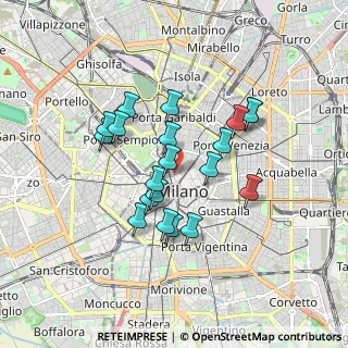 Mappa Piazzetta M. Bossi, 20121 Milano MI, Italia (1.4625)