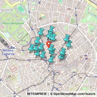 Mappa Palazzo Jacini Preferibilmente su Appuntamento, 20121 Milano MI, Italia (0.286)