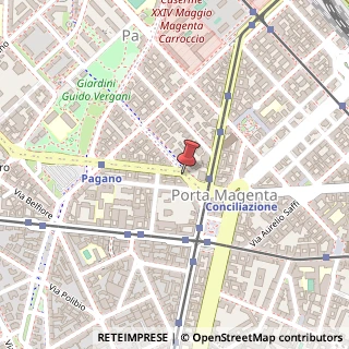 Mappa Via Alberto da Giussano, 2, 20145 Milano, Milano (Lombardia)