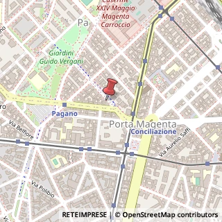 Mappa Via Alberto da Giussano, 7, 20145 Milano, Milano (Lombardia)