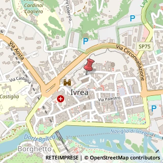 Mappa Vicolo San Nicola, 6, 10015 Ivrea, Torino (Piemonte)