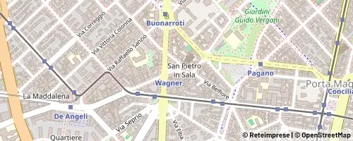 Mappa Milano
