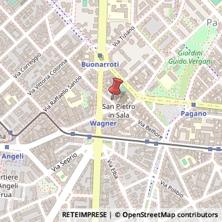 Mappa Piazza Riccardo Wagner, 4, 20145 Milano, Milano (Lombardia)
