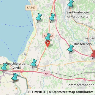 Mappa Localita' Tese, 37017 Lazise VR, Italia (6.69333)