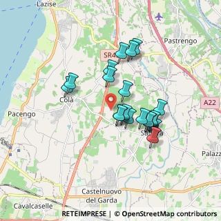 Mappa Localita' Tese, 37017 Lazise VR, Italia (1.4405)
