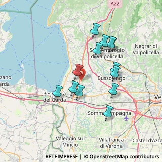 Mappa Localita' Tese, 37017 Lazise VR, Italia (6.66308)