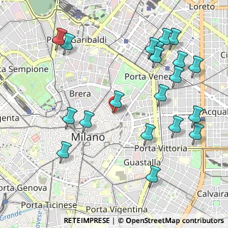 Mappa Via Montenapoleone, 20121 Milano MI, Italia (1.219)