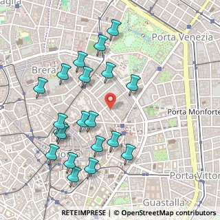 Mappa Via Montenapoleone, 20121 Milano MI, Italia (0.542)