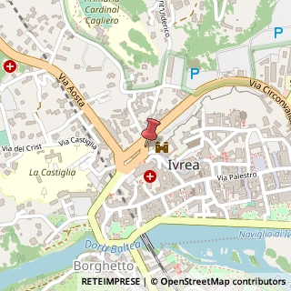 Mappa Via Amedeo di Castellamonte, 18, 10015 Ivrea, Torino (Piemonte)