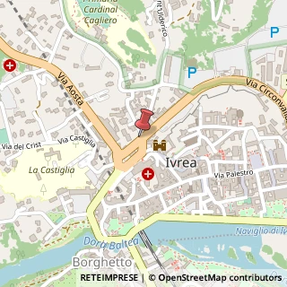 Mappa Via Circonvallazione, 30, 10015 Ivrea, Torino (Piemonte)