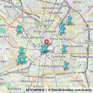 Mappa Via Giuseppe Verdi, 20121 Milano MI, Italia (2.16545)