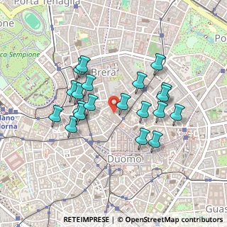 Mappa Via Giuseppe Verdi, 20121 Milano MI, Italia (0.4035)