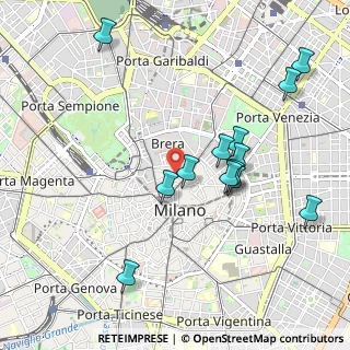 Mappa Via Giuseppe Verdi, 20121 Milano MI, Italia (1.01154)