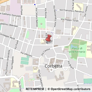 Mappa Via Giuseppe Verdi, 18, 20011 Corbetta, Milano (Lombardia)