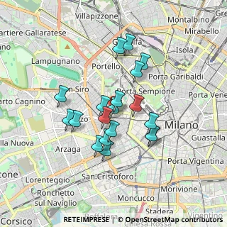 Mappa Via Piero Capponi, 20149 Milano MI, Italia (1.42105)