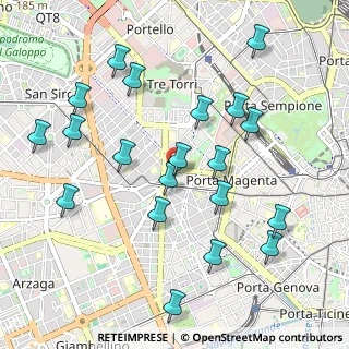 Mappa Via Piero Capponi, 20149 Milano MI, Italia (1.089)
