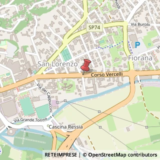 Mappa Corso Vercelli, 104, 10015 Ivrea, Torino (Piemonte)