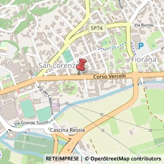 Mappa Corso Vercelli, 88, 10015 Ivrea, Torino (Piemonte)